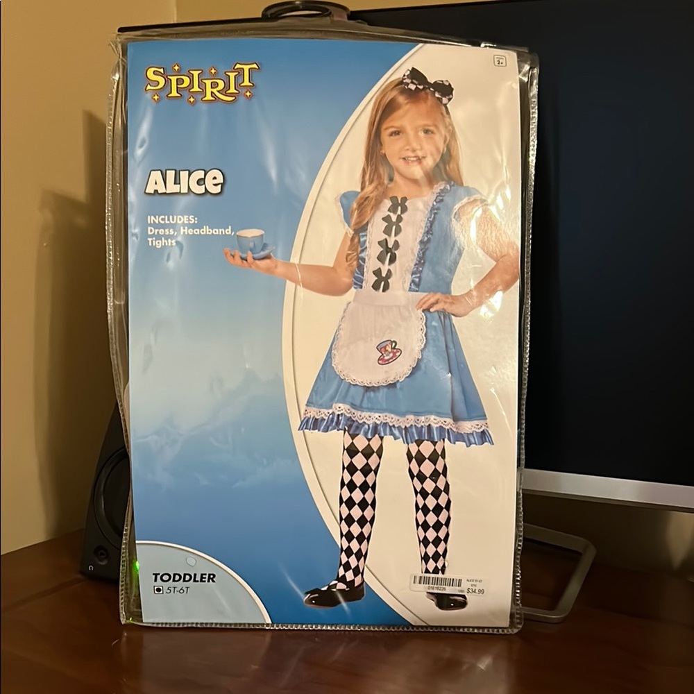 Spirit Blue and White Alice Costume for Halloween